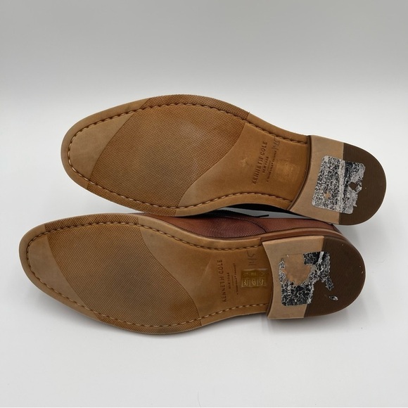 Kenneth Cole New York Men's Dance Lace Up Oxford Brown Size 11.5 Dress Shoes - Picture 10 of 12